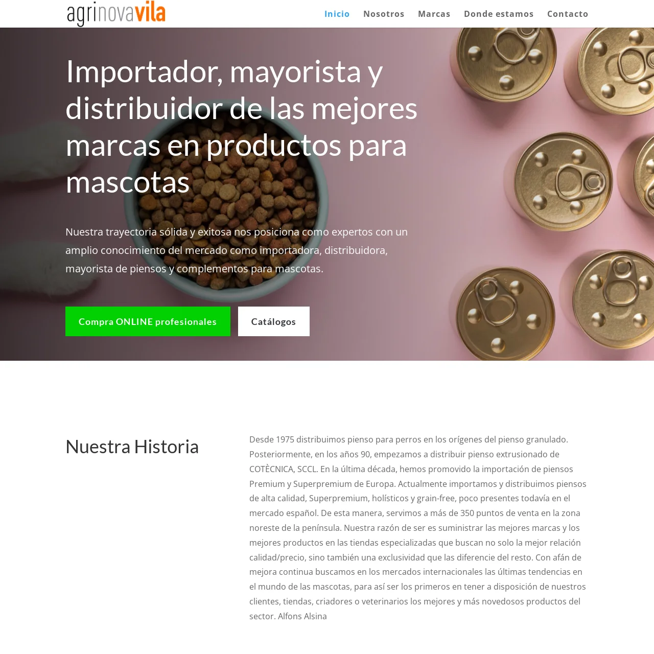 Web de Agrinova Ávila